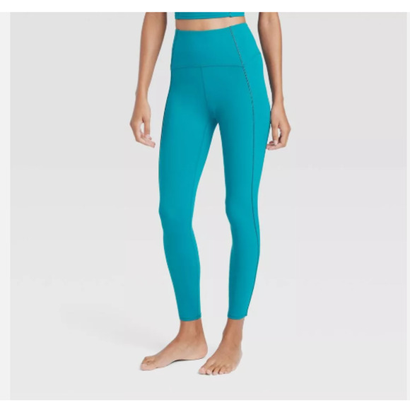JoyLab Leggings High Rise Athletic Fit XXL Blue New - Picture 2 of 7